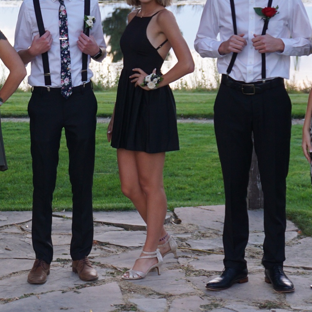 Black homecoming dress